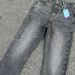 Men's Slim Bootcut Jean Selvedge Denim In Charcoal Black (Vintage Wash, Comfort Stretch, )_mkmklike.com