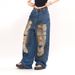 Heavy-Duty Jeans For Men And Women, Vibe Style, Trendy Brand, Distressed Spray Paint, Dirty Ripped Loose Wide-Leg Pants_mkmklike.com