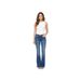 American Retro Mid-Waist Flared Jeans, Versatile For All Seasons, Slim-Fit And Slimming Denim Pants, New Spring 2026_mkmklike.com