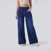 2025 New European And American High-Waisted Loose Zipper Wide-Leg Pants Slim-Fit Slimming Women's Denim Trousers_mkmklike.com