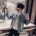 Loom Men's Denim Korean Style Spring Autumn Loose Fit Handsome Casual Jacket Embroidery Trendy Brand European American_mkmklike.com