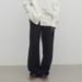 THE Women's Straight-Leg Jeans, Black, Thin, High-Waisted, Wide-Leg, Loose, Versatile, Slimming, Long Pants, Summer 2026_mkmklike.com