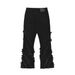 High Street Vibes Trendy Personality Jeans For Men Punk Design Cat Whiskers Patchwork Slightly Flared Wide-Leg Pants_mkmklike.com