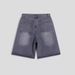 American Street Old Creative French Fries Hot Dog Towel Embroidered Denim Shorts Men's And Women's Trendy High Street Straight Five-point Pants_mkmklike.com