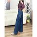 Jiawei 2025 Autumn Stretchy Flared For Women, Vintage Washed Jeans, New Women's Jeans_mkmklike.com