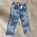 Men's Clothing Pharrell same style spring and summer mosaic print heavy washed casual straight blue denim checkerboard trousers_mkmklike.com