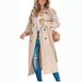 Women's Fashion Casual Long Trench Coat_mkmklike.com