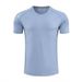 Men's Clothing Quick-Drying Short-Sleeved Ice Silk Breathable Sports Running Fitness Clothes Ice Sense T-Shirt Training Track And Field Suit_mkmklike.com