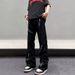 Nordmann European And American Zipper Design Niche Jeans For Men Ins Trendy Brand Cool Hip-Hop Loose Street Style Long Pants_mkmklike.com
