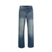 "Men's Premium Raw Denim Jeans – Classic Vintage Wash, Slight Flare & Straight Leg Old Money Aesthetic Heritage Style"_mkmklike.com