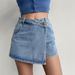 Women's Clothing High Waist A Line Denim Shorts Summer New Style Light Color Two Piece Design Temperament Slim Hot Girl Skirt Pants_mkmklike.com