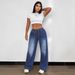 Women's Clothing New Spring And Autumn Slim Casual Elastic Pants Straight Trousers_mkmklike.com