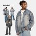 Men's Clothing Washed Denim Jacket Spring And Autumn Coat Distressed Top_mkmklike.com