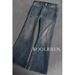 Vintage Flared Jeans For Women - High Waist Stretchy Slim Fit Bootcut Denim Pants With Retro Distressed Look_mkmklike.com