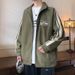 Wasuup American Style Stand Collar Jacket Men Spring Autumn Winter 2024 New Trendy Loose Sports Patchwork Coat_mkmklike.com