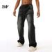 EF JEANS | 2024 New American Cleanfit Micro-washed Black And Gray Casual And Thin Jeans Trendy Man_mkmklike.com