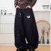 Wide Leg Pants For Men 2025 New Summer Diagonal Stripes, High Waist Hanging Feeling, Loose And Slimming, Lazy Style,_mkmklike.com
