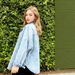 Women's Washed Denim Jacket – Classic Indigo Blue, Urban Casual Style, Lightweight & Versatile For Everyday Wear_mkmklike.com