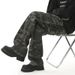 Camouflage Jeans Men's And Women's Autumn Heavy Tide Brand Loose And Old Deconstruction Straight Tooling Trousers_mkmklike.com