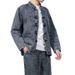 Loom Embroidered Tang Retro Youth European And American Loose Button Denim Jacket Stand Collar Suit Chinese Style Men's_mkmklike.com