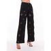Women's Embroidered Pearl & Cutout Wide-Leg Jeans – Stretchy, Trendy & Comfortable, Boho Chic Denim Pants_mkmklike.com