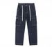 New In Stock Trendy Loose Wide-Leg Pants Young Street Style Casual Straight-Leg Cargo Trousers For Men_mkmklike.com