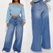 Women's Clothing Wide Leg Jeans For Women Oose Jeans Street Washed Jeans_mkmklike.com