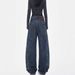 American High Street Design Curved Knife Jeans Women 2025 Spring And Autumn Loose Wide Leg Banana Sickle Pants For Men_mkmklike.com