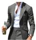 Men's Clothing Pointed Collar Men's Suit Slim Men's Suit Jacket Pants 2 PCE Formal Casual Business Wedding Groom_mkmklike.com