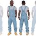 Pulse Cross-Border Foreign Trade European And American New Men's Overalls Fashion Multi-Pocket Loose Denim Long Pants_mkmklike.com