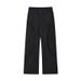 Men's Clothing American Retro Vibe Structure Loose Leaf Design Silhouette Casual Pants High Street Cleanfit Straight Flared Pants_mkmklike.com