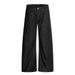 Trendy Brand Design Denim Wide-Leg Men's High Street Fashion Vibe Personality Line Loose Casual Straight Pants_mkmklike.com