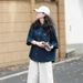 Chicco Chicco Spring New Vintage Blue Denim Women's Top Commuting Casual Shirt_mkmklike.com