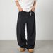 Vintage Washed Black Denim Jeans For Men - High Street American Style Relaxed Straight Leg Casual Pants_mkmklike.com