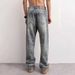 Hme Men's Relaxed Straight Fit Casual Denim Pants Distressed Ripped Jeans Vintage Wash S-XXXL_mkmklike.com