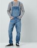 Pure Cross-Border Bottoms Clothing Export Men's Denim Overalls Suspender Jeans New Style Jumpsuit Pants Men_mkmklike.com