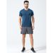 Men's Clothing Sports T-Shirt Quick-Drying Short-Sleeved Running Fitness Training Clothes Elastic Breathable Ice-Feel Cycling Clothes_mkmklike.com