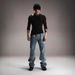 Men's Classic Straight Leg Jeans - Comfortable Washed Denim Pants For Casual Wear (Blue, Sizes M-3XL)_mkmklike.com