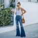 European And American Ladies Jeans Temperament Commuter Waist Micro-La Hole Jeans_mkmklike.com