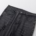 2025 American Style Black Jeans For Men With Ripped Cuffs And Zipper Design, High Street Fashion_mkmklike.com