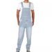 American Retro Design Denim Overalls Men's Straight Leg Loose Workwear Jumpsuit_mkmklike.com