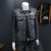 Loom 2025 Spring And Autumn New Men's Denim Turn-Down Collar Jacket Fit Fashion Casual Youth Slim Coat_mkmklike.com