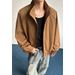 Cleanfit Deconstructed Stand-up Collar Bomber For Men, American Style Short Baseball With A Structured Shoulder_mkmklike.com