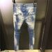 Men's Distressed Patchwork Denim Jeans – High Street Fashion Straight-Leg Pants With Artisan Repairs (S-XXXL) – Vintage Washed & Stretch Comfort_mkmklike.com
