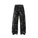 Men's Clothing High Street Distressed Jeans For Men And Women Dyed Personalized Design Cool Deconstruction Trendy Retro Straight Trousers_mkmklike.com