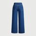Wide Leg Jeans For Women Style With Small Bow And Small Bow_mkmklike.com