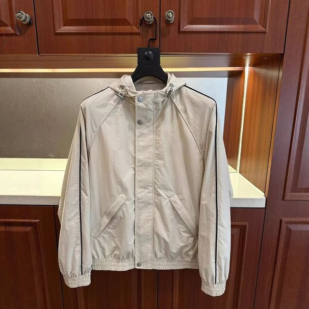 High Version 25Ss Paris Style Men's Trendy Outdoor Hooded Coat Simple Casual Workwear Jacket_mkmklike.com