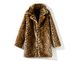 Women's fur coat women's mid-length suit collar sexy leopard print coat_mkmklike.com
