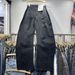 Women's Clothing Versatile Cutting Line Design Scimitar Jeans Spring New High Waist Wide Leg Casual Pants_mkmklike.com