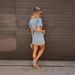 Women’s Clothing Autumn New Products Casual Women's Wear Loose Fashion Sexy Denim Short Sleeved Dress_mkmklike.com